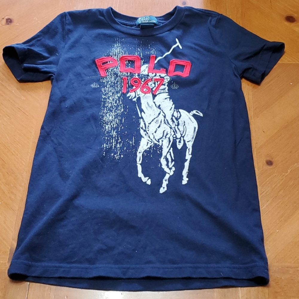 Boy's blue Polo Ralph Lauren tee shirt - like new